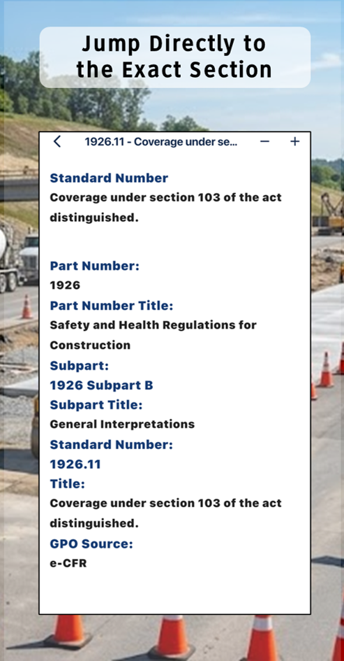 Pocket OSHA App Screenshot 3
